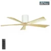 Quạt trần Airfusion Akamani 308w màu gỗ nhạt