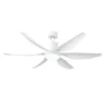 Quạt trần trang trí Airfusion Akamani 231W - Trắng